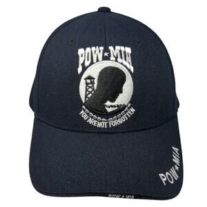 Pow Mia You Are Not Forgotten Strapback Baseball Cap Blue OS Rapid Dominance
